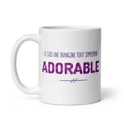 Mug "Frangine Adorable" | Cadeau Mignon pour sa Sœur