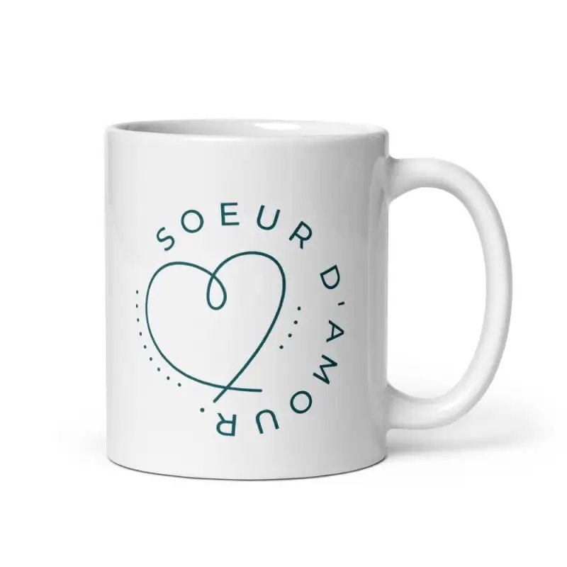 Mug "Sœur d'amour" | Cadeau Affectueux pour Sœur