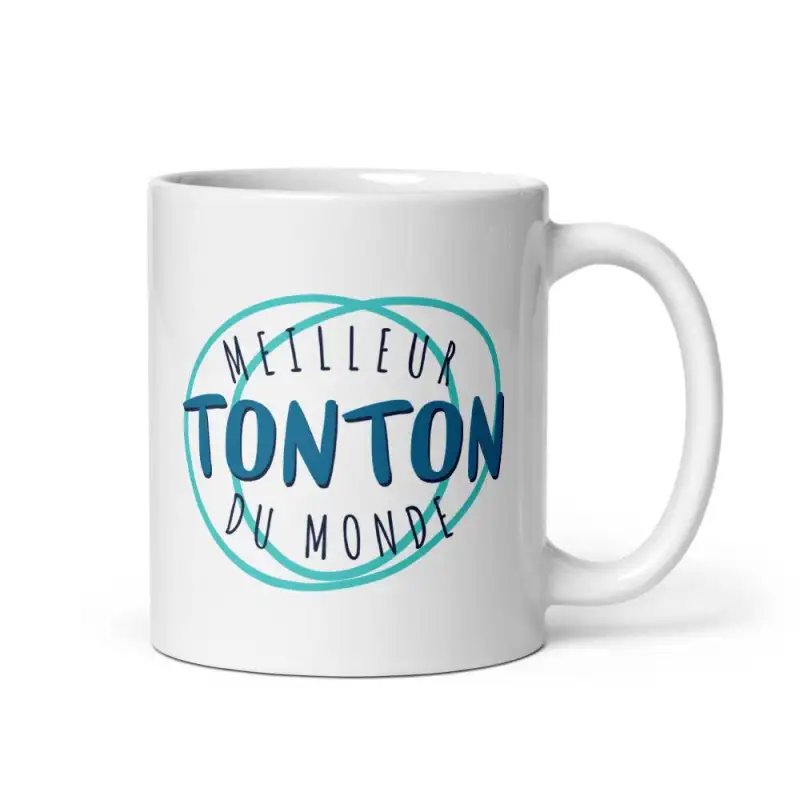 Mug "Meilleur Tonton du Monde" | Cadeau Trophée Tonton