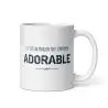 Mug "Parrain Adorable" | Cadeau Tendre pour Parrain