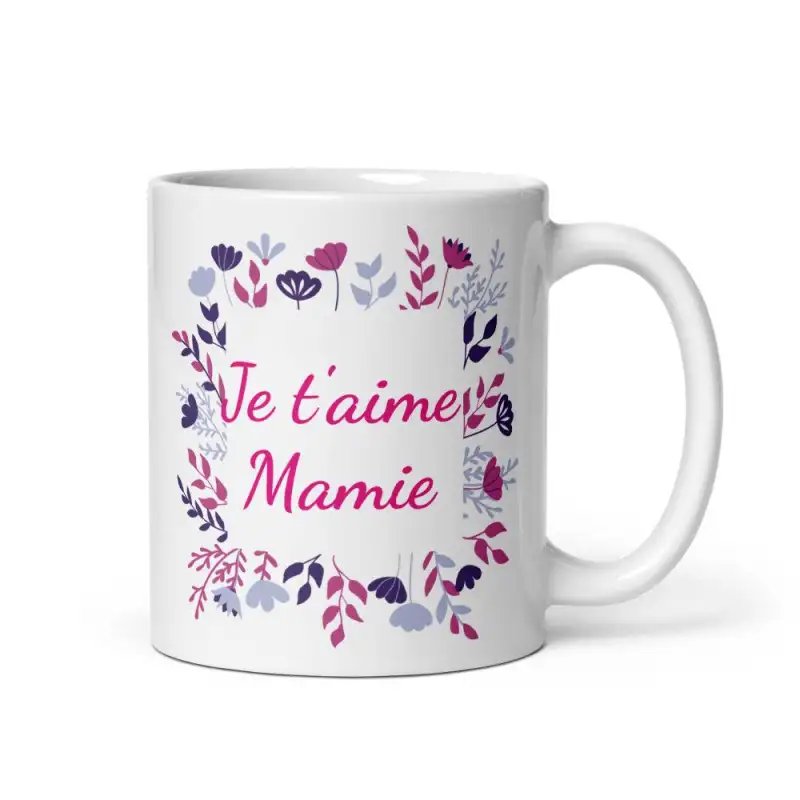 Mug "Je t'aime Mamie" | Cadeau Classique Grand-Mère