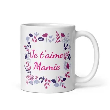 Mug "Je t'aime Mamie" | Cadeau Classique Grand-Mère