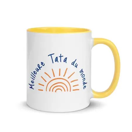 Mug "Meilleure Tata du Monde" | Cadeau Tante Fun & Coloré