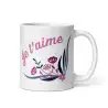 Mug "Je t'aime" Floral | Cadeau Romantique & Poétique
