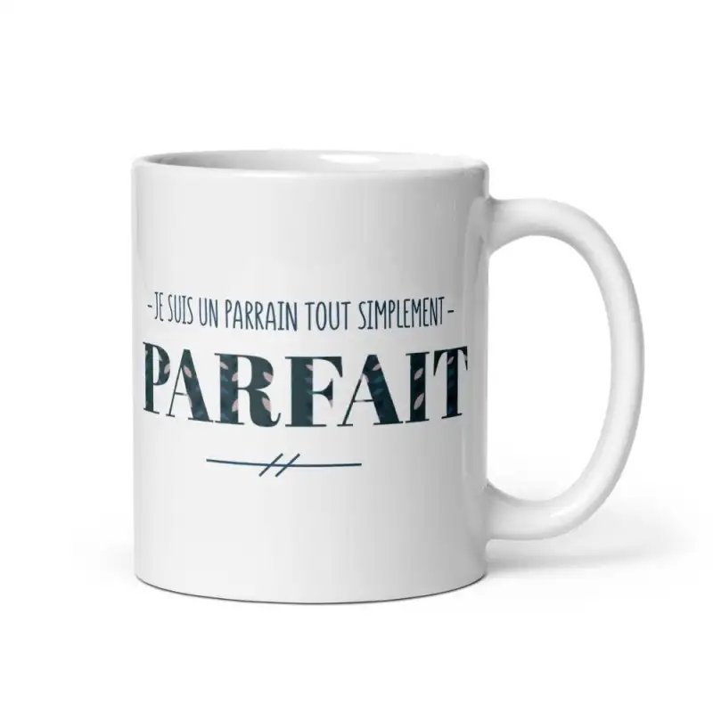 Mug "Parrain Parfait" | Cadeau Parrain Aventure Camouflage