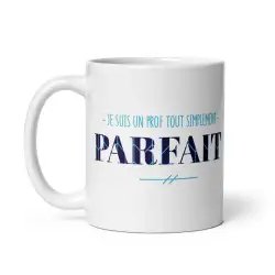 Mug "Prof Parfait" | Cadeau Homme Enseignant Exceptionnel