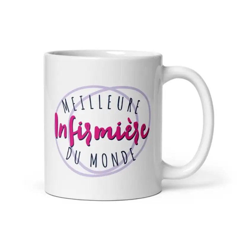 Mug "Meilleure Infirmière du Monde" | Cadeau Trophée Infirmière